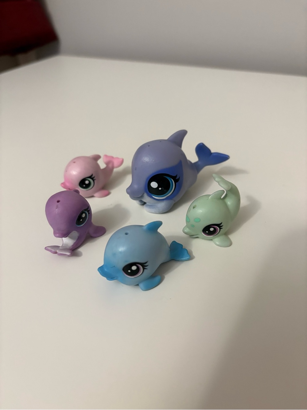 Dolphin Mom and Babies Littlest Pet Shop (LPS)